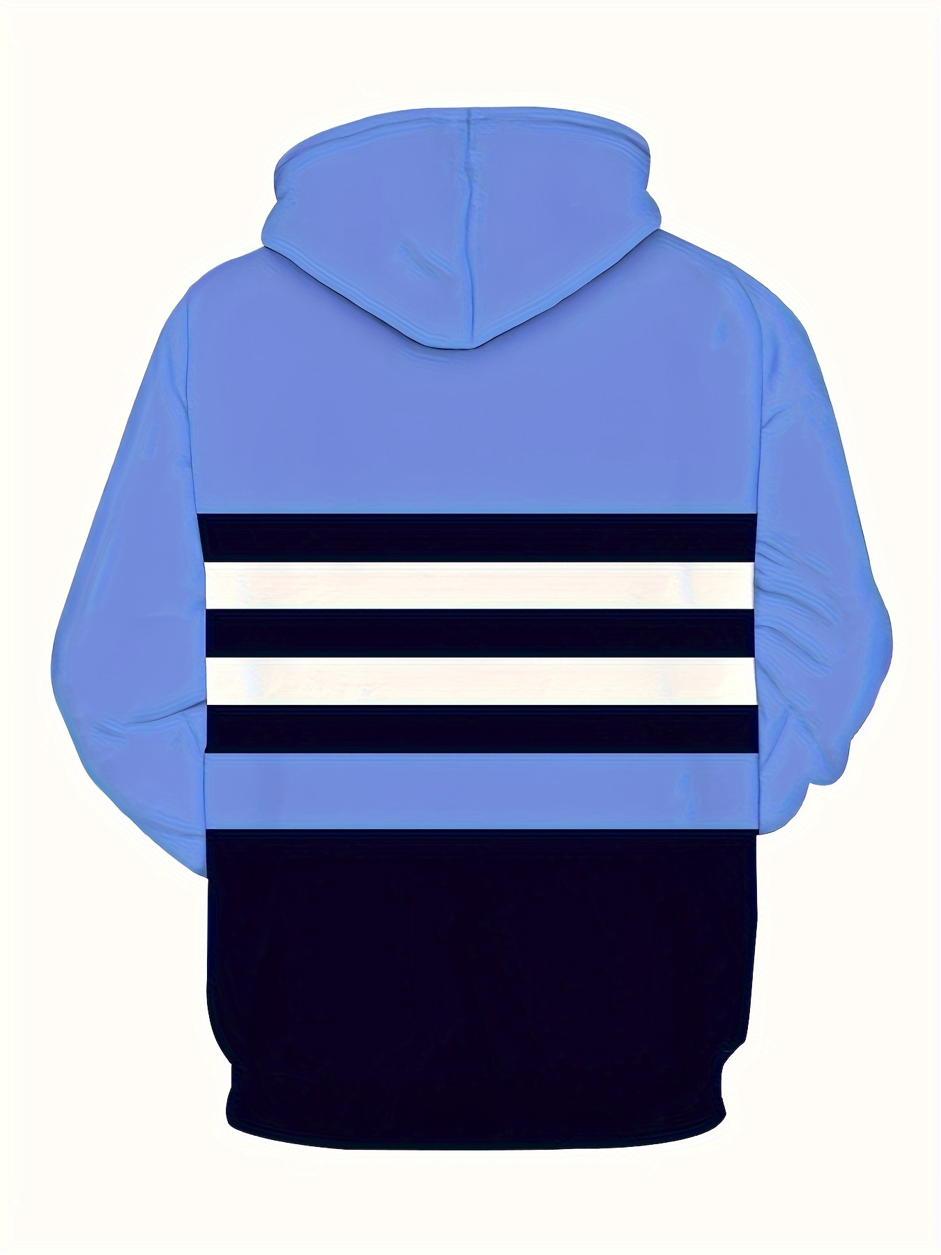 mens plus size hoodie with pullover polyester machine washable plus size details 1